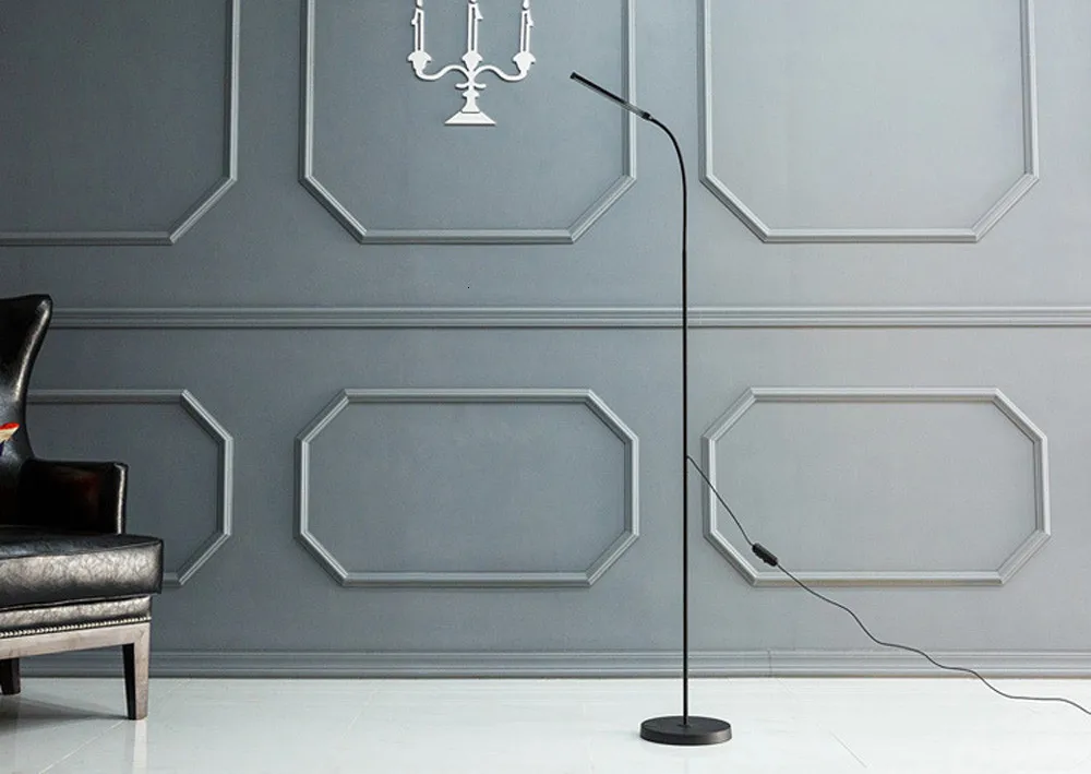 Dimmable Vertical Led Floor Lamp Eye-care Stand Light lampe sur pied | Лампы и освещение