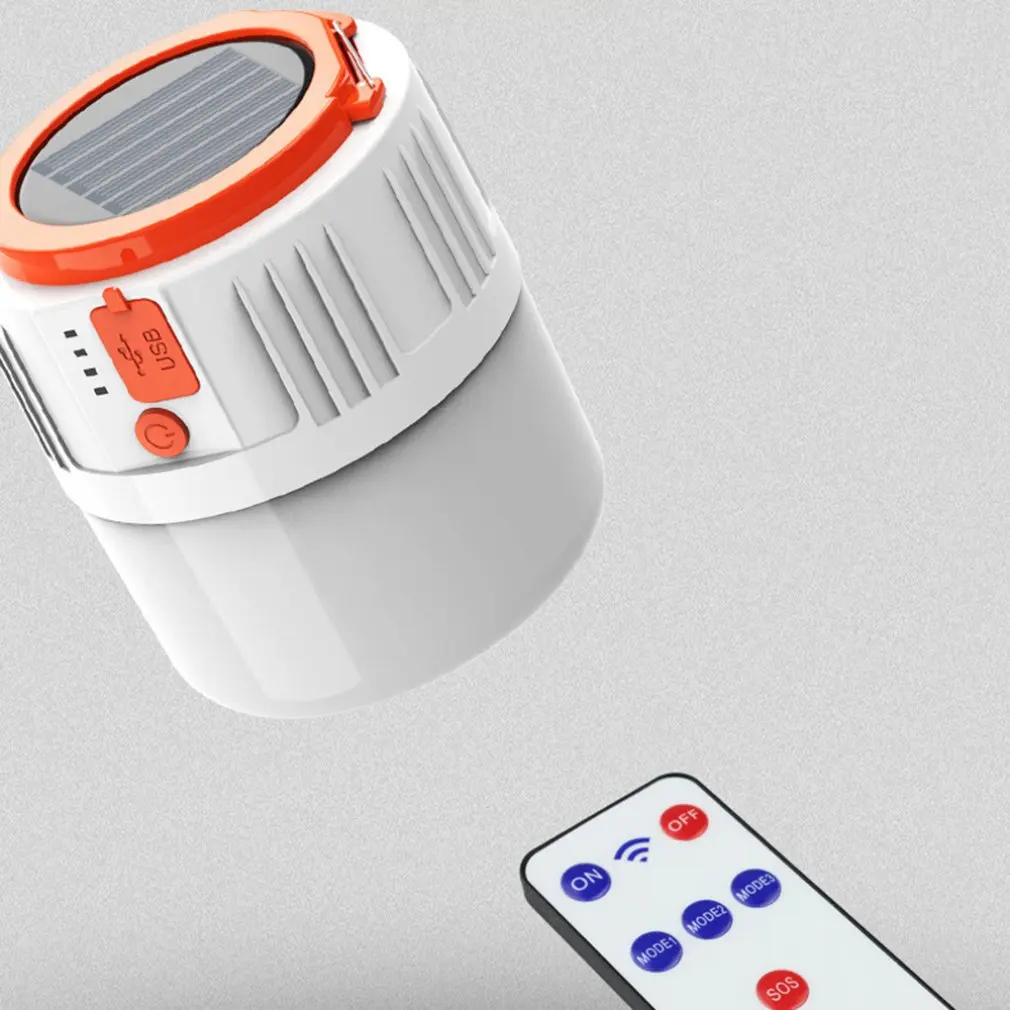 

Solar Charging Light Bulb Emergency Bulb Lamp Usb Rechargeable LED Lamp Camping Light Outdoor Movable Night Market Lights