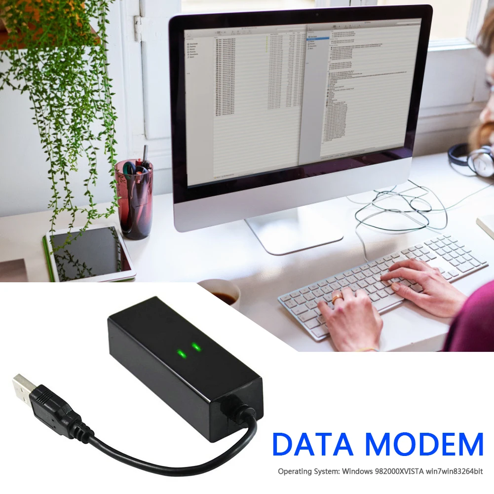 Внешний Dial Up Voice Fax данных модем 56K usb кабель для передачи данных/факс телефона один