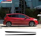 Наклейки на двери автомобиля, виниловые полоски для автомобилей Nissan Note NISMO S Power 2014-18