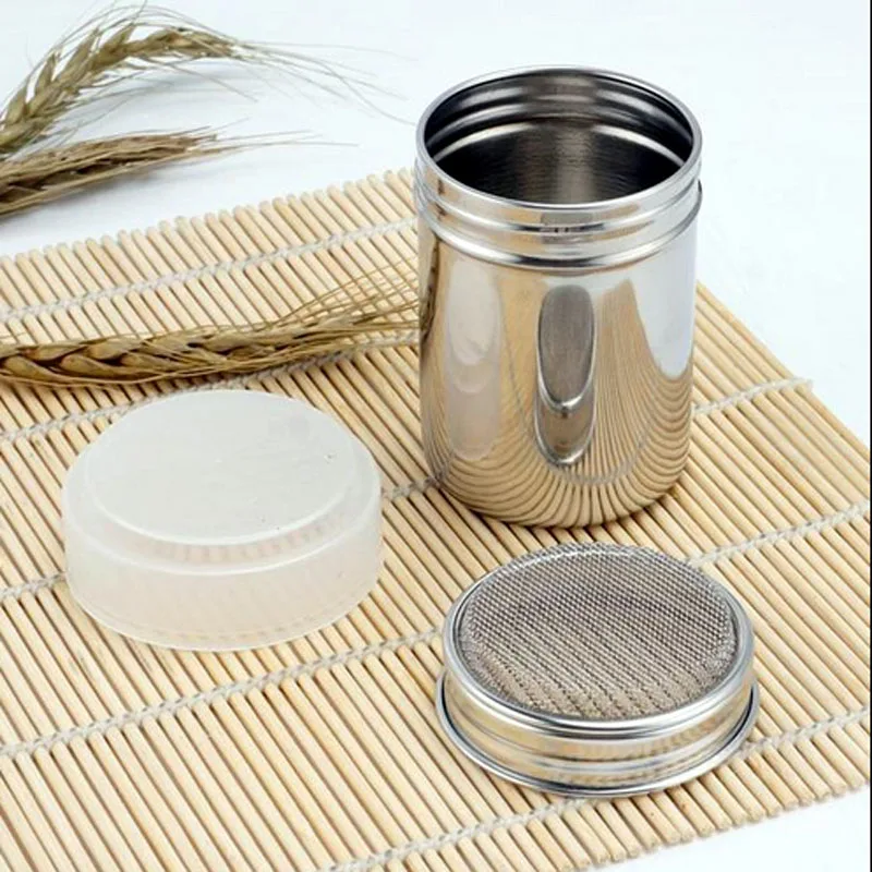 Шейкер для кофе и шоколада из нержавеющей стали сахарная пудра обледенения