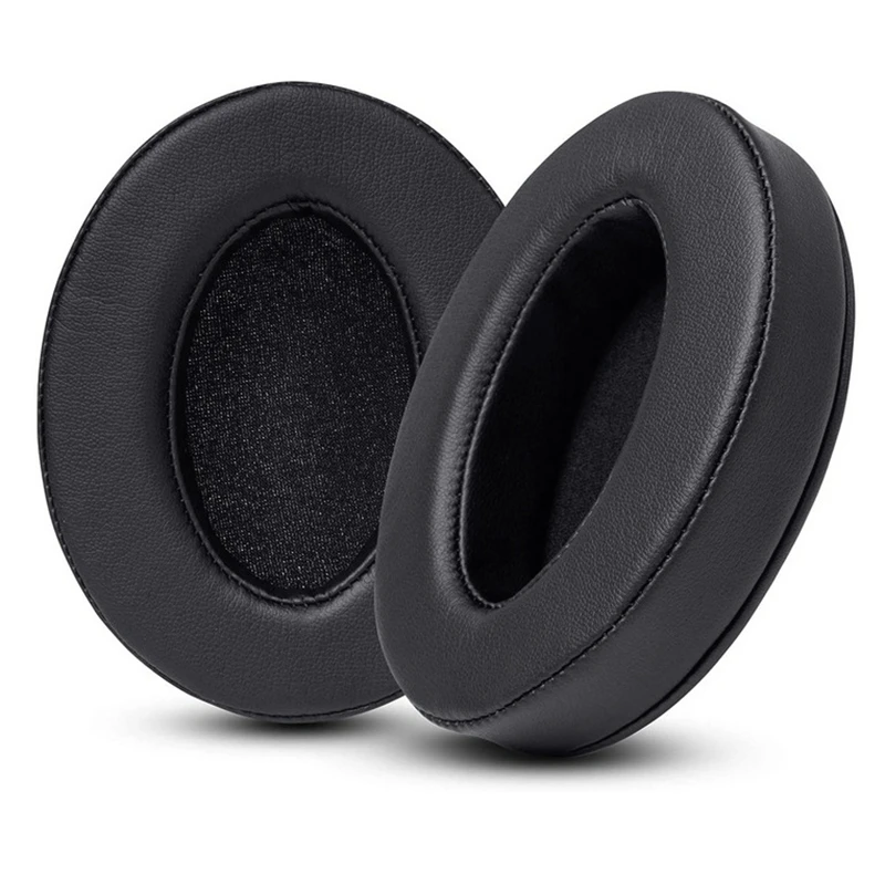 Replacement Ear Cushions Earmuffs Earmuffs Earphone Accessories Black Leather Case for ATH M50X, M40X, M30X, HyperX