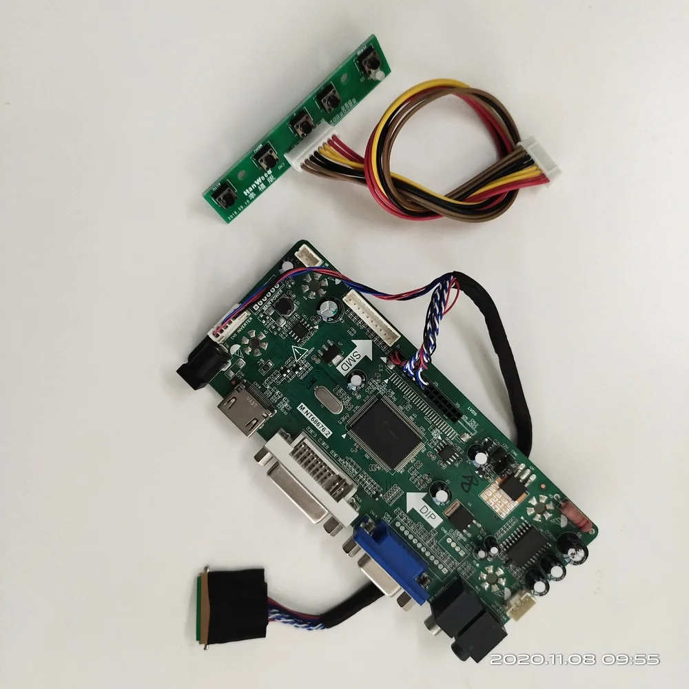 Для B173RW01 V.5/V.4/V.1/V.2 HW5A/HW6A/HW7A/HW9A светодиодный V.3/V.0 панель 1600X900 40pin M.NT68676 HDMI + DVI + VGA LCD светодиодная плата контроллера