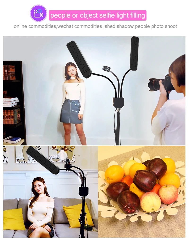 MAMEN Selfie Ring Light светодиодный приглушаемая Фотографическая подсветка для Youtube Studio Video Live потоковая камера DSLR Nikon Canon sony Make up кольцо с фотографией осветительная лампа с держателем для телефо