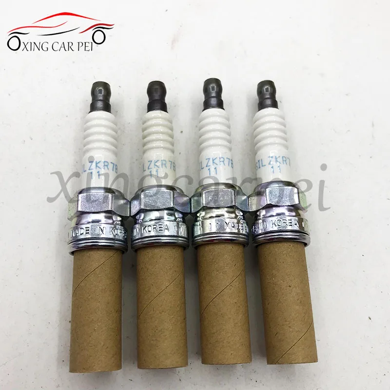 4/6 шт. SILZKR7B11 18846 11070 иридиевая Свеча зажигания для Hyundai Azera Elantra Genesis Santa Fe Tucson Acura ILX