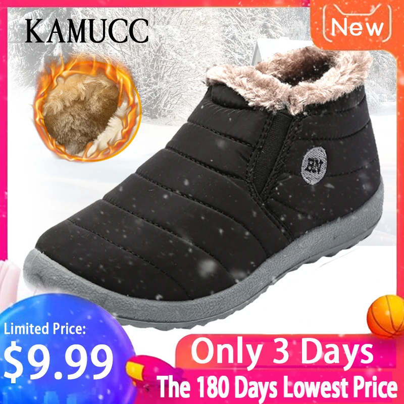 Женские ботинки зимняя обувь для женщин ботильоны водонепроницаемые зимние