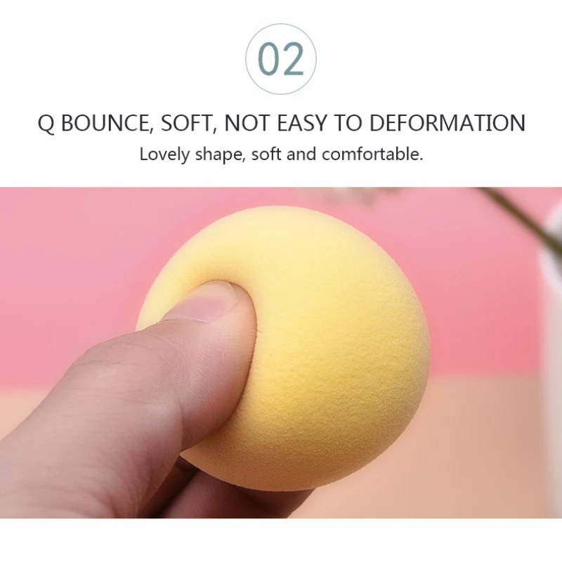 Гидрофильная полиуретановая водная капелька скошенная пуф для макияжа сухая