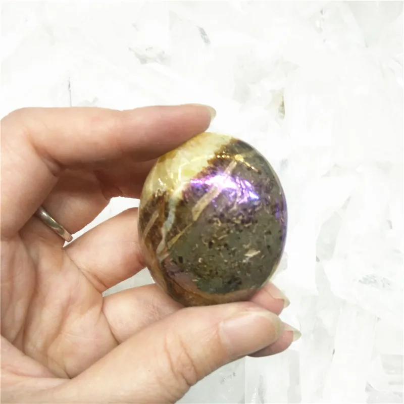 40-80 г 1 шт. натуральный Septarium Septarian пальмовые массажные камни образец минерала целебный Природный Кварц кристаллы