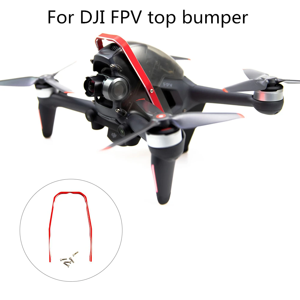 

For DJI FPV Combo Drone Bumper Top Protection Bar Protector Aluminum Alloy Protection Ring for DJI FPV Drone Accessories