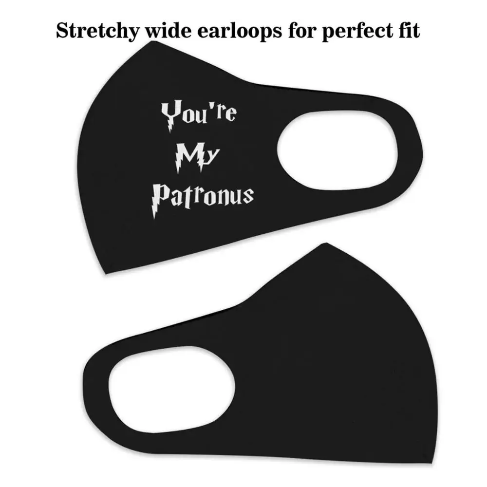 Kids Men Women Face Mask You're My Patronus_vectorized Cowboys Joker Running Sport Cat Spiderman Masks for Germ Protection | Аксессуары