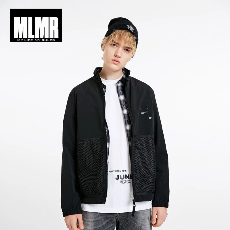 JackJones Мужская модная повседневная однотонная куртка со стоячим воротником