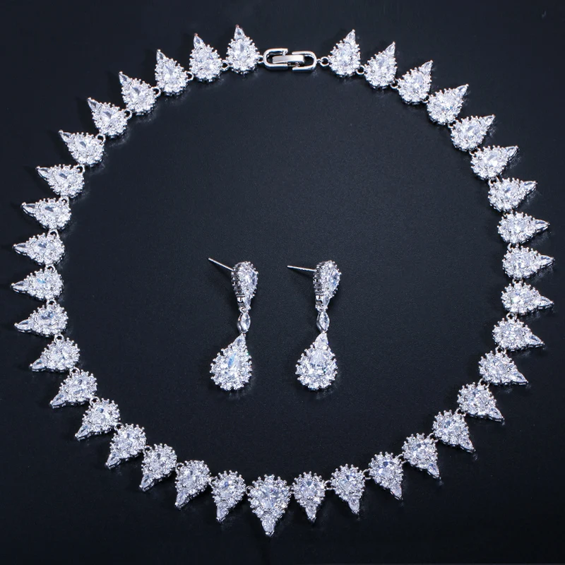 Женский костюм BeaQueen с блестящими Австрийскими кристаллами ювелирное украшение в