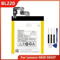 original phone battery bl220 for lenovo s850 s850t replacement rechargable batteries 2150mah with free tools