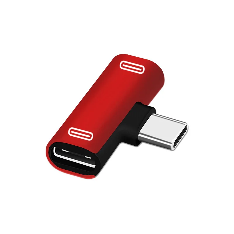 3 в 1 USB C к Type-C адаптер Type зарядное устройство для наушников конвертер мобильный