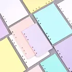Yisuremia 40 листов цветных вкладышей формата А5 и А6, Заполняемые бумаги для блокнотов, спиральные папки с внутренними страницами ежедневно ежемесячный недельный планировщик