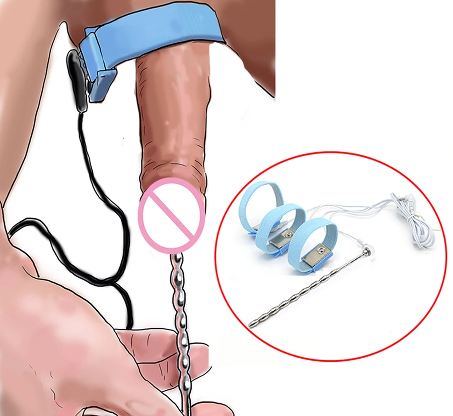 Электрический шок пенис удлинитель уретральный зонд штекер электростимулятор