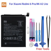 xiao mi original phone battery bn47 for xiaomi redmi 6 pro mi a2 lite 3900mah high quality replacement battery free tools