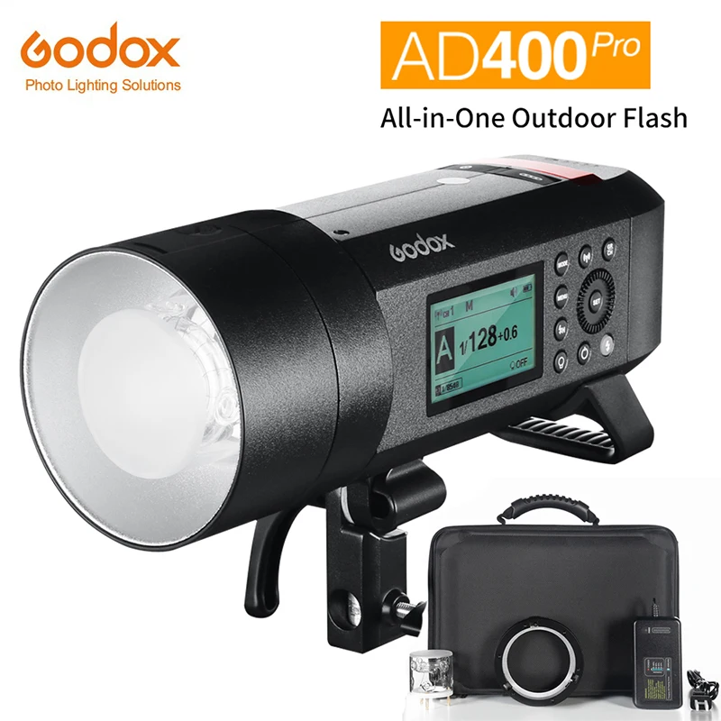 Вспышка Godox AD400 Pro универсальная для улицы литий-ионный аккумулятор AD400Pro TTL HSS +