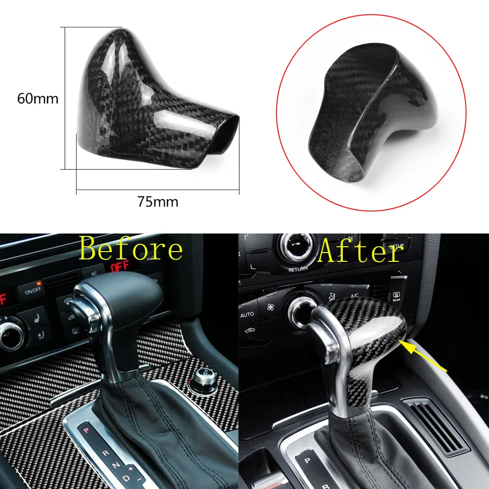 

Отделка из углеродного волокна, декоративная рамка для Audi A4, A5, A6, A7, Q5, Q7, S6, S7, автоаксессуары, Стайлинг