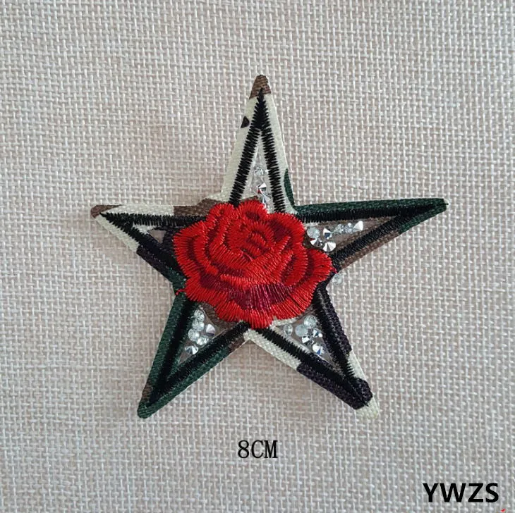 Новое поступление 10 шт. стразы термоклейкие вышитые нашивки сделай сам