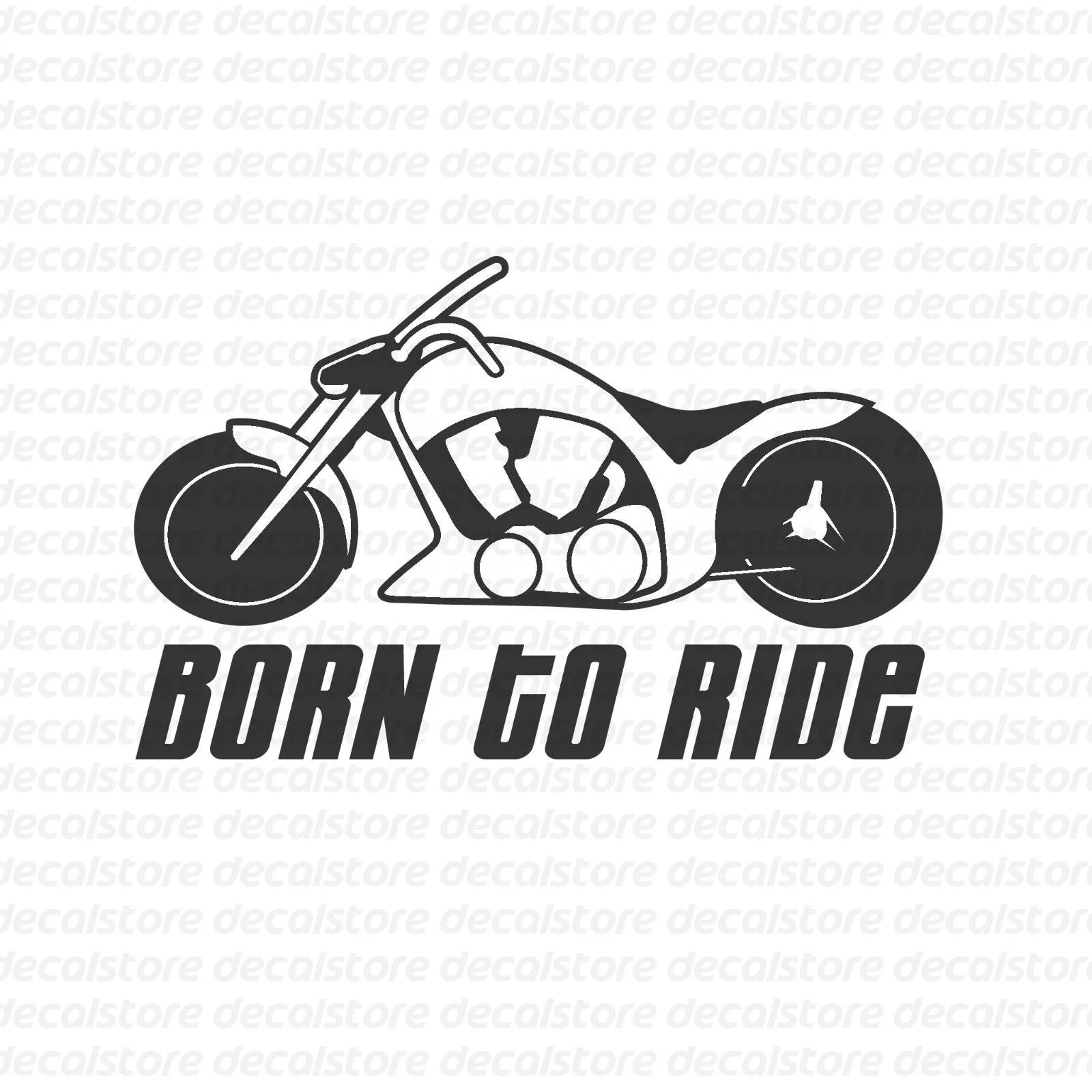 Виниловая наклейка для мотоцикла Born to ride 2 шт. M 1|Наклейки на автомобиль| |