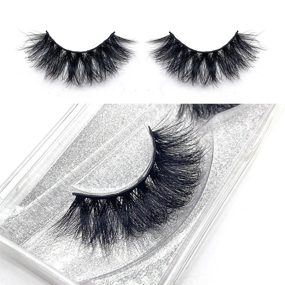 6D макияж Накладные ресницы крест пушистые натуральные и густые 18 мм сибирская