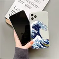 Islandia dekoracje Tsunami etui na telefon do Samsung S20 S10 S9 S8 Plus uwaga 10 8 9 plus S10E A50 A40 A51 A71 A70 A30 A8 a9 miękka okładka