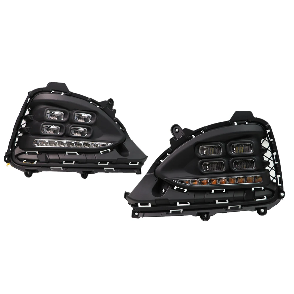 Автомобильный мигающий светодиодный дневный ходовой светильник 2 шт. для Hyundai I20