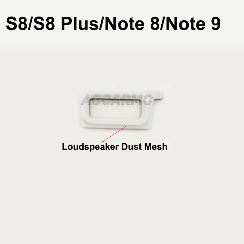 Aocarmo для Samsung Galaxy S8 Plus + Note8 Note 8 9 нижний громкоговоритель Пылезащитная сетка