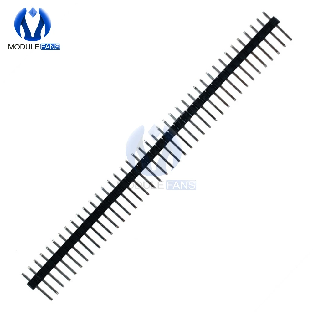20 шт. Однорядный 40-контактный разъем 2 54 мм | Электронные компоненты и