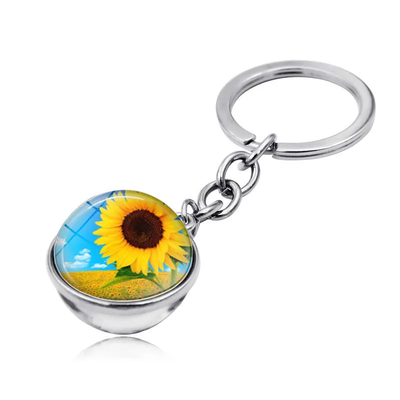 Брелок для ключей в стиле Харадзюку ювелирное изделие серебристого цвета с