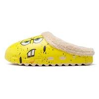 winter couple slippers spongebob patrick star game squarepants cartoon cute anime men and women students warm slippers kaw shoes