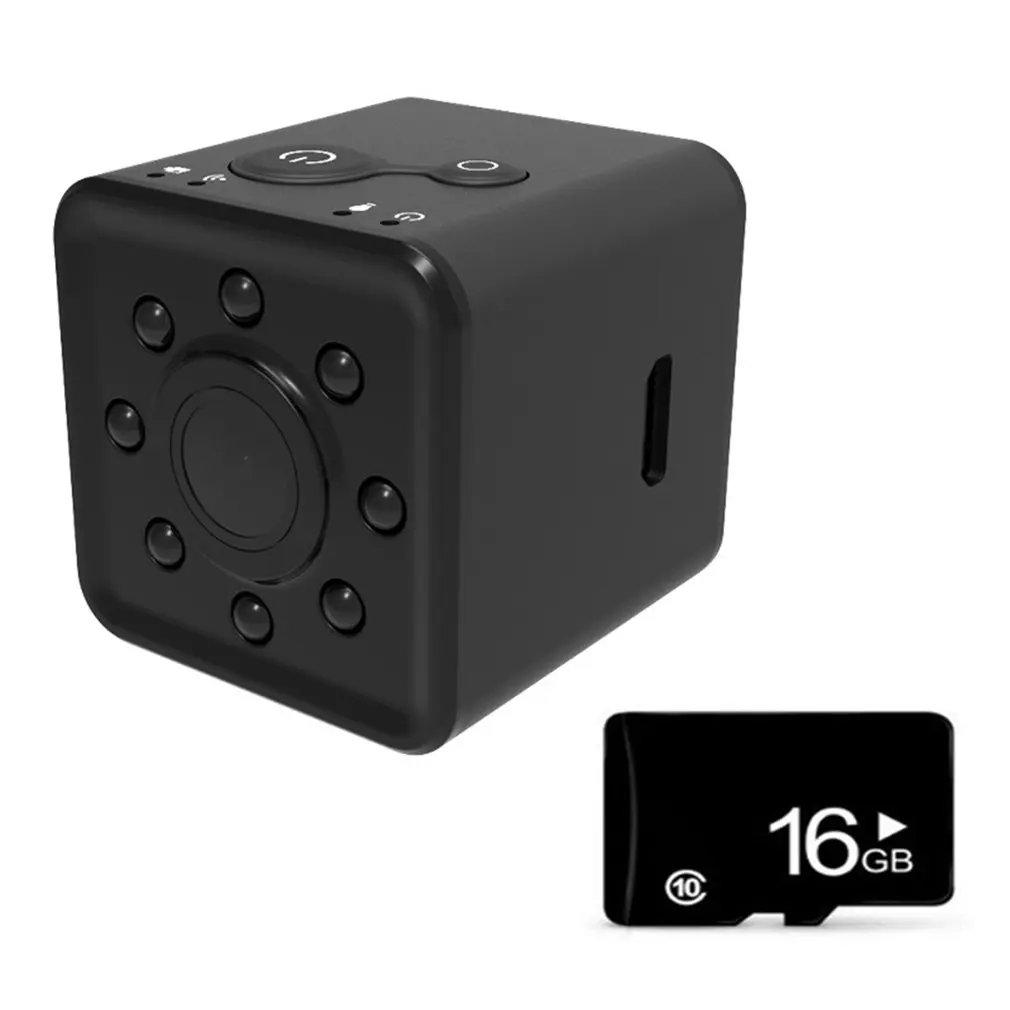 SQ13 HD wifi маленькая мини ip-камера камера 1080P видео датчик ночного видения Видеокамера микро камера s DVR регистратор движения видеокамера SQ13 - Цвет: SQ13 16GB TF Card