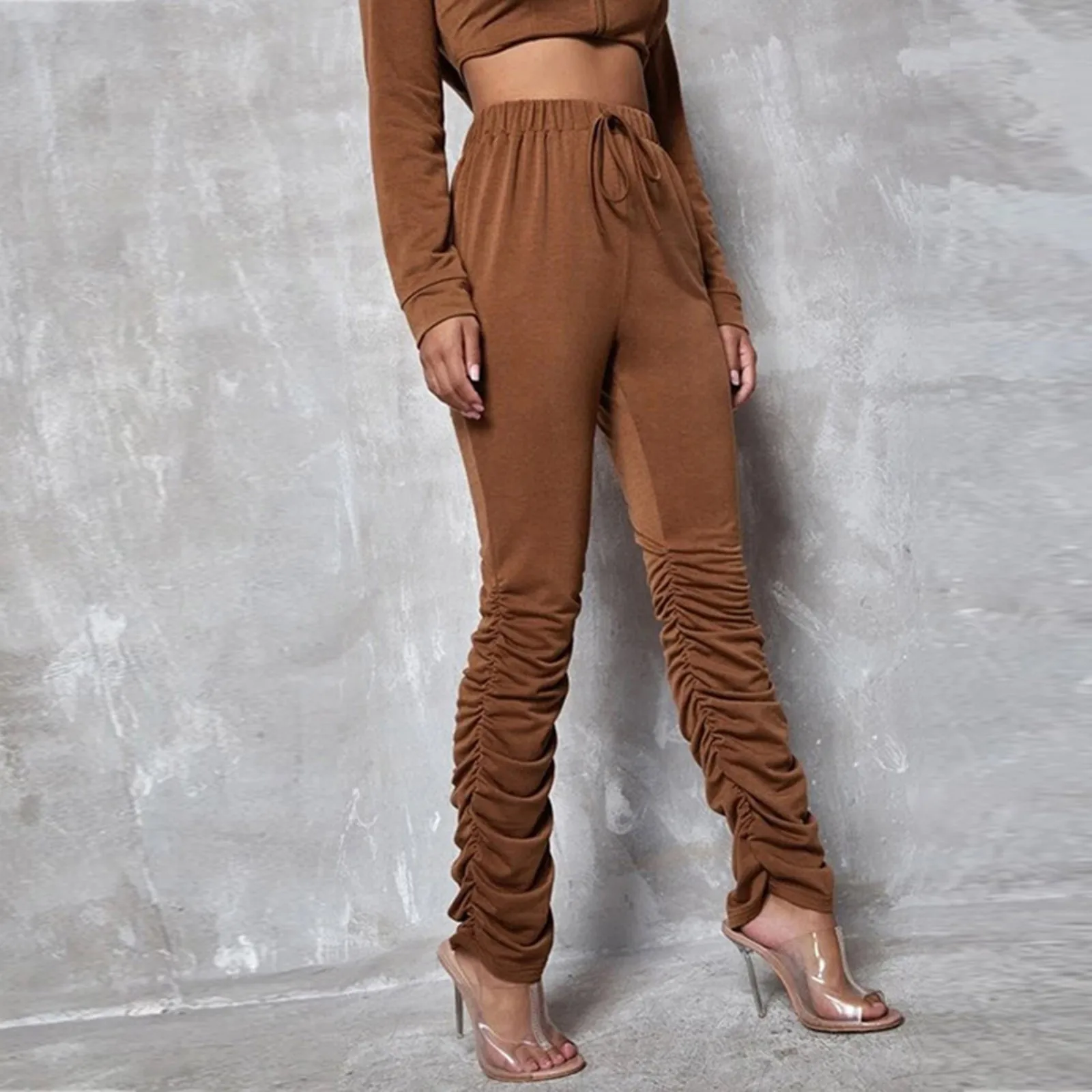 

2020 Autumn Sports Suits Fashion Women Leisure Long Sleeve Patchwork Sweatshirt +pantstwo-piece Outfit Warm Sport Suit