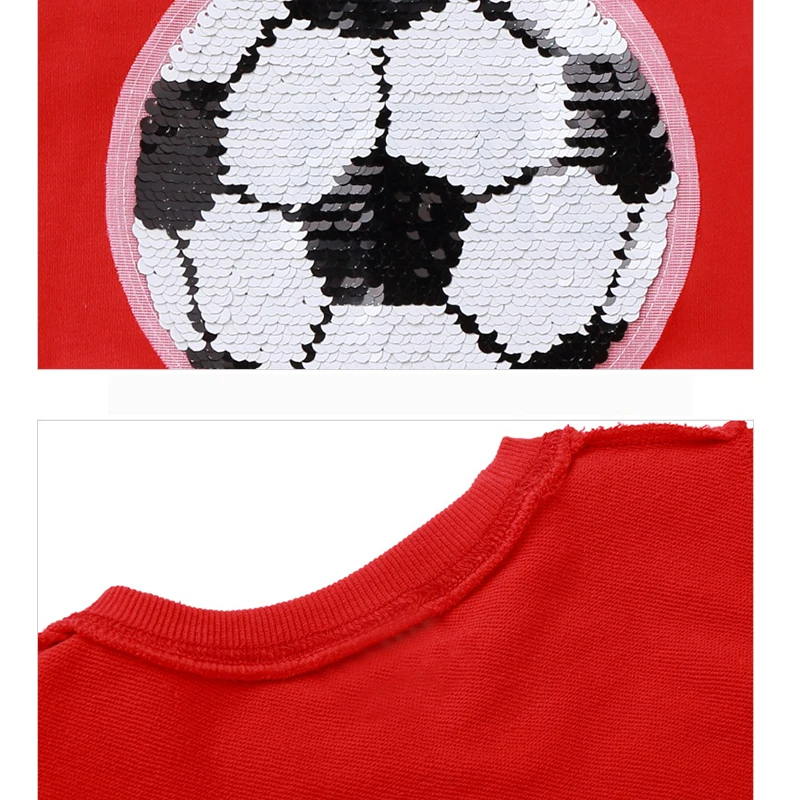 Детские мягкие футболки с длинными рукавами и блестками | Мать ребенок