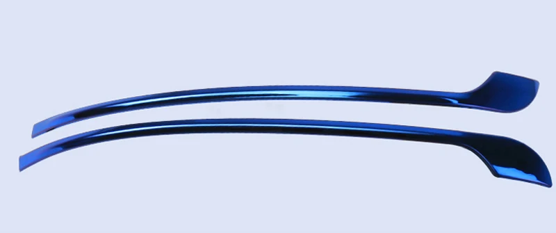 Blue Для volsawgen VW Touran автомобильное боковое зеркало заднего вида зеркало анти-трения анти-столкновения полосы декоративные наклейки - Цвет: Blue