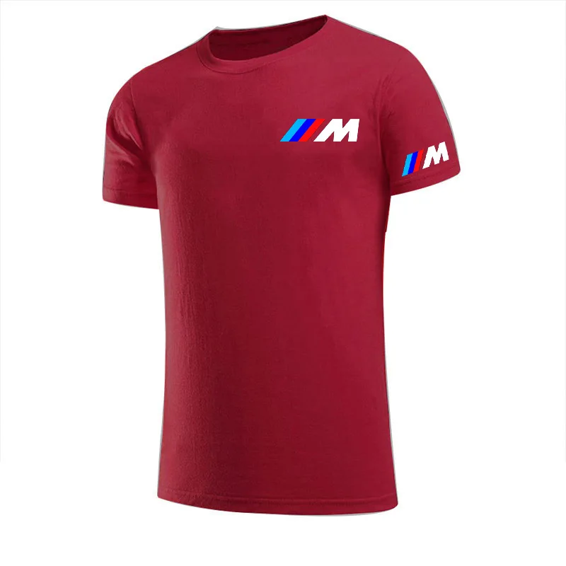

2021 BMW M t-shirt Power summer men's funny top casual short-sleeved solid color unisex round neck t-shirt hip-hop T-shirt sp