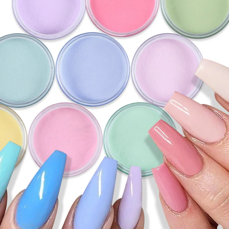 

15g Bright Color Acrylic Powder Extend Nail Gel Dust Art Design Nails Accessories Carving Crystal Pigment Manicure Professio