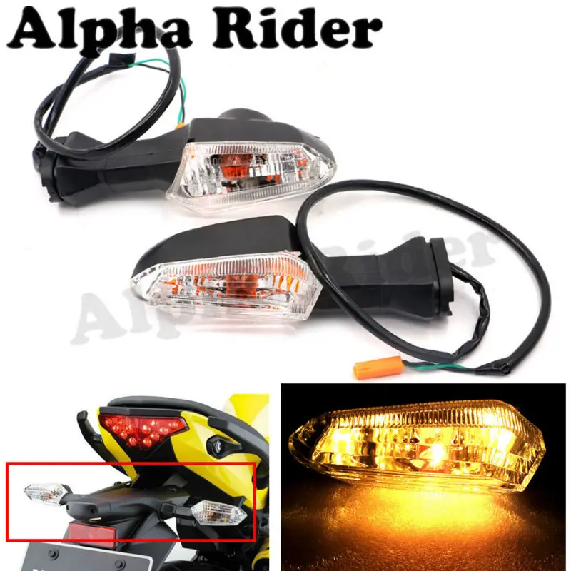 Передний/задний указатель поворота светильник индикаторы Blinkers для Kawasaki EX Z250 Z300