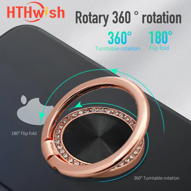 

Luxury rotatable ring phone holder bracket grip phone accessories suitable for general automobile magnetic mobile phone holder