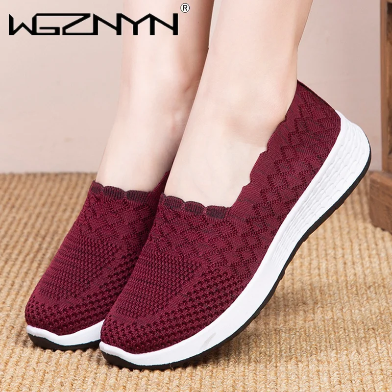 

Women Sneakers Slip on Trainers Women Shoes Mesh Net Shoes Woman Sneakers Vulcanized Shoes Flats Women Sneakers Chaussure Femme