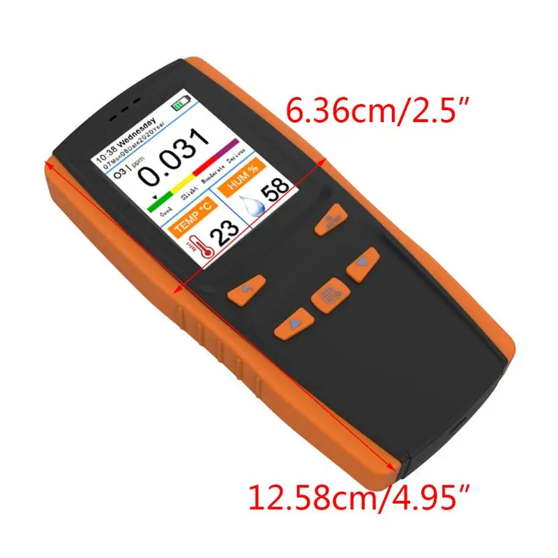 

2020 Newest Handheld Portable Ozone Analyzer O3 Ozone Gas Detector Intelligent Sensor Ozone Meter for Air Quality Pollut