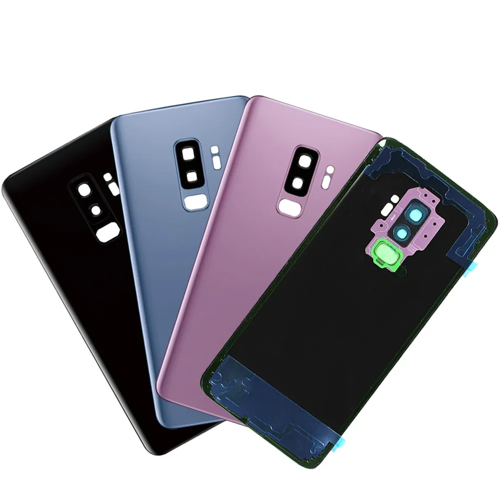 Задняя стеклянная задняя крышка для Samsung Galaxy S9 G960 G960F Plus G965 G965F сменная