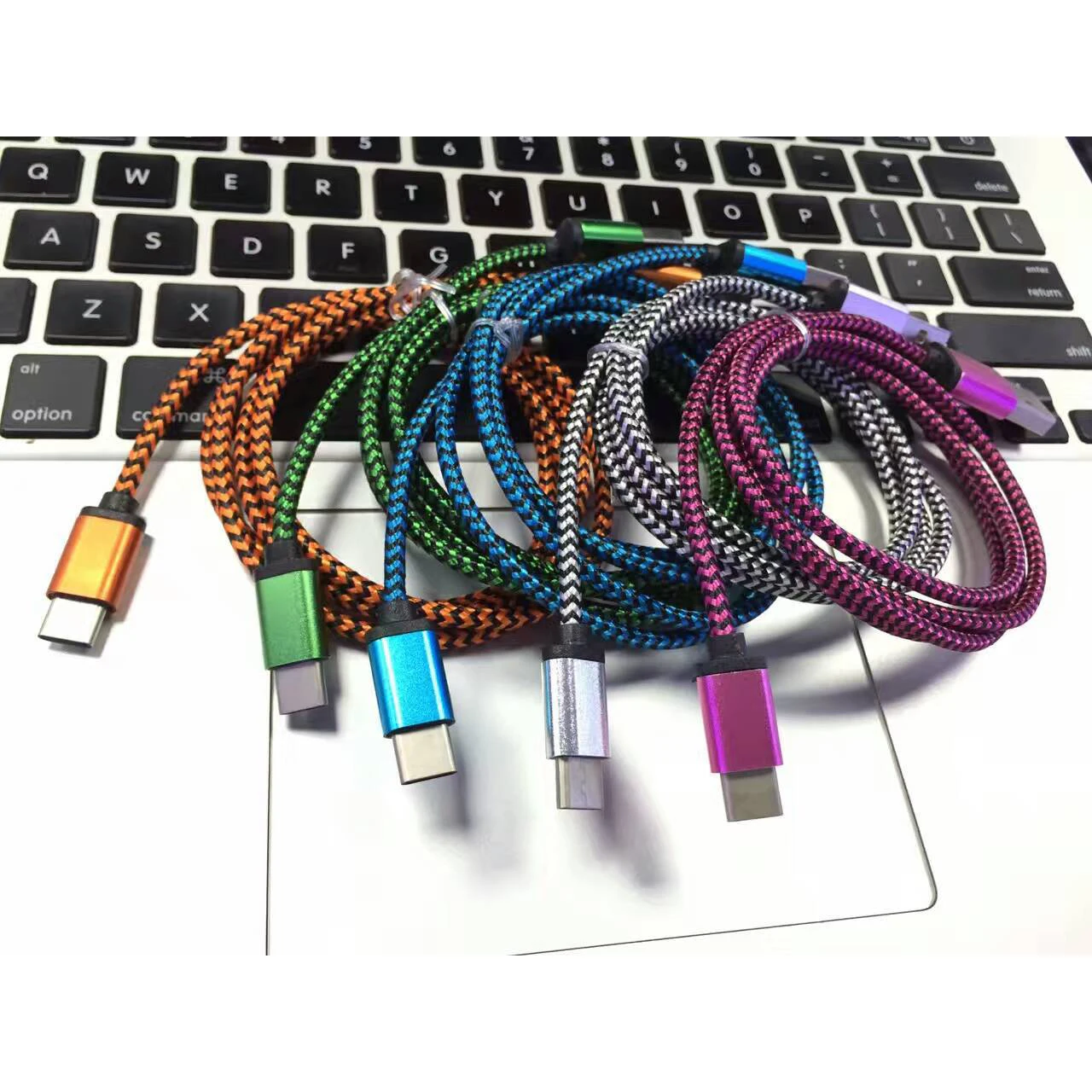 10 шт. 1 м 2 3 USB C Type кабель для зарядки провода Type-C зарядный Мобильный телефон кабели