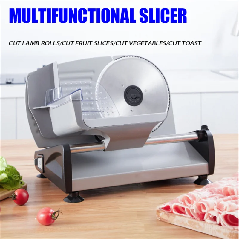 Электрическая пищевая ломтерезка для мяса домашняя настольная ягненка и
