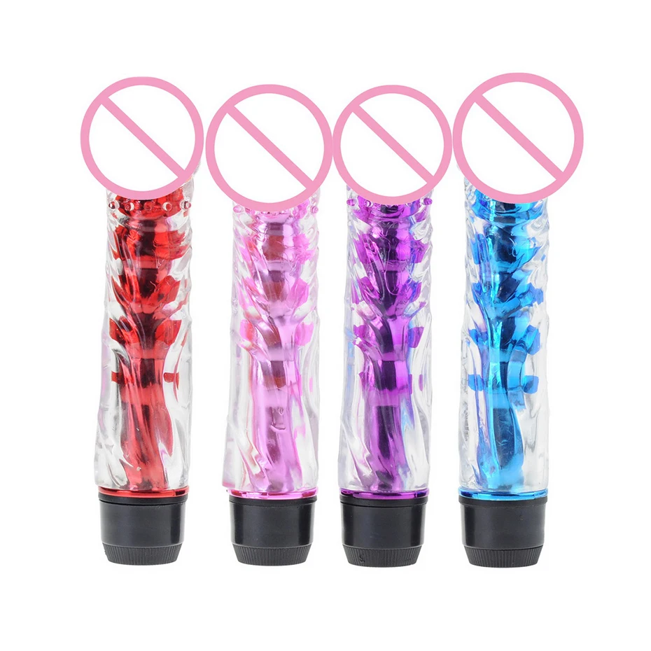 

Multi Speed Dildo Cilt Vibrator, Waterproof Jelly Penis Adult Sex Product Toys For Woman Female G spot Vibrator Massager