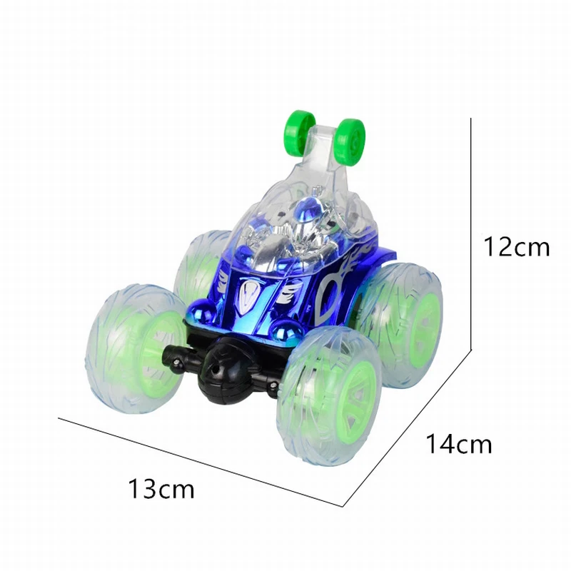 RC автомобиль 360 спиннинг и переворачивает трюк с цветным звуковым светильник