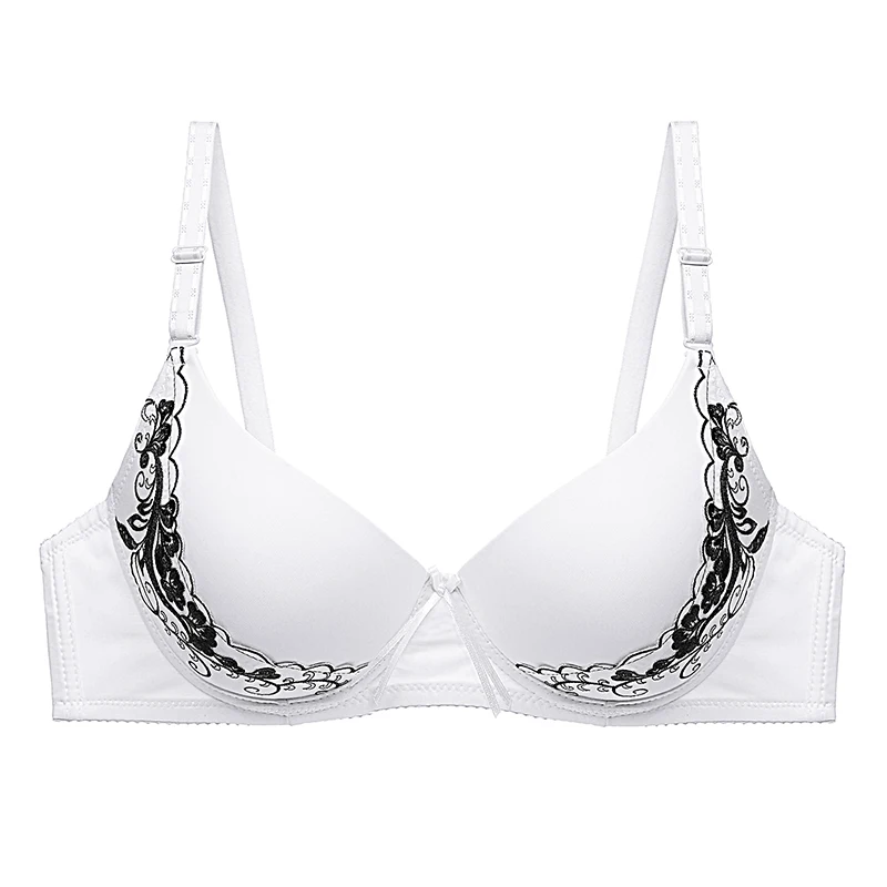 Julexy New C D Cup Sexy Women bra Sexy push up big Plus size underwear bras for women soutien gorge femme brassiere - Цвет: Белый