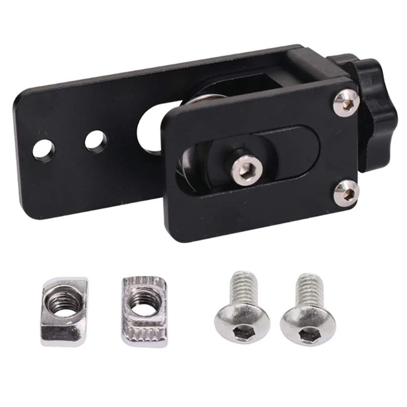 GT2 черный Алюминий 20 Зуб Ремень ГРМ Натяжной шкиф с подходит для 3D принтеры 6 мм