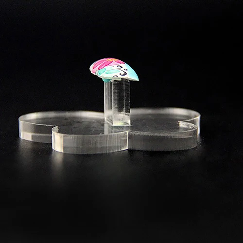 Акриловая Палетка для рисования ногтей в форме бабочки практический инструмент